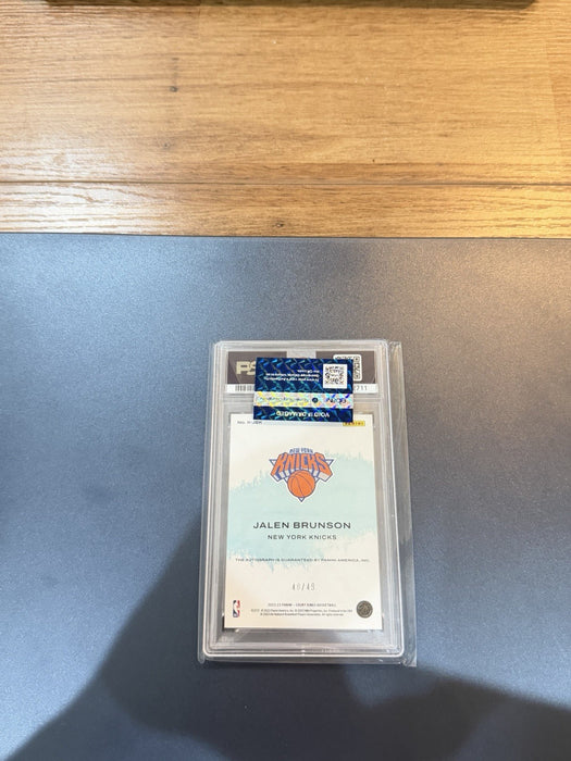 2022 COURT KINGS JALEN BRUNSON IMPRESSIONIST INK-RUBY #11JBK PSA 10 GEM MINT49