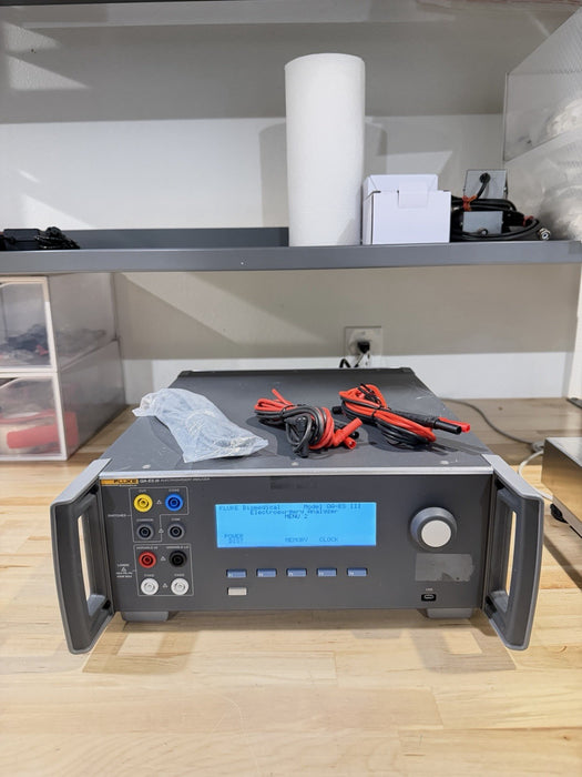 FLUKE BIOMEDICAL QA-ES III ELECTROSURGERY ANALYZER W/LEADS (TESTED)FREE SHIPPING