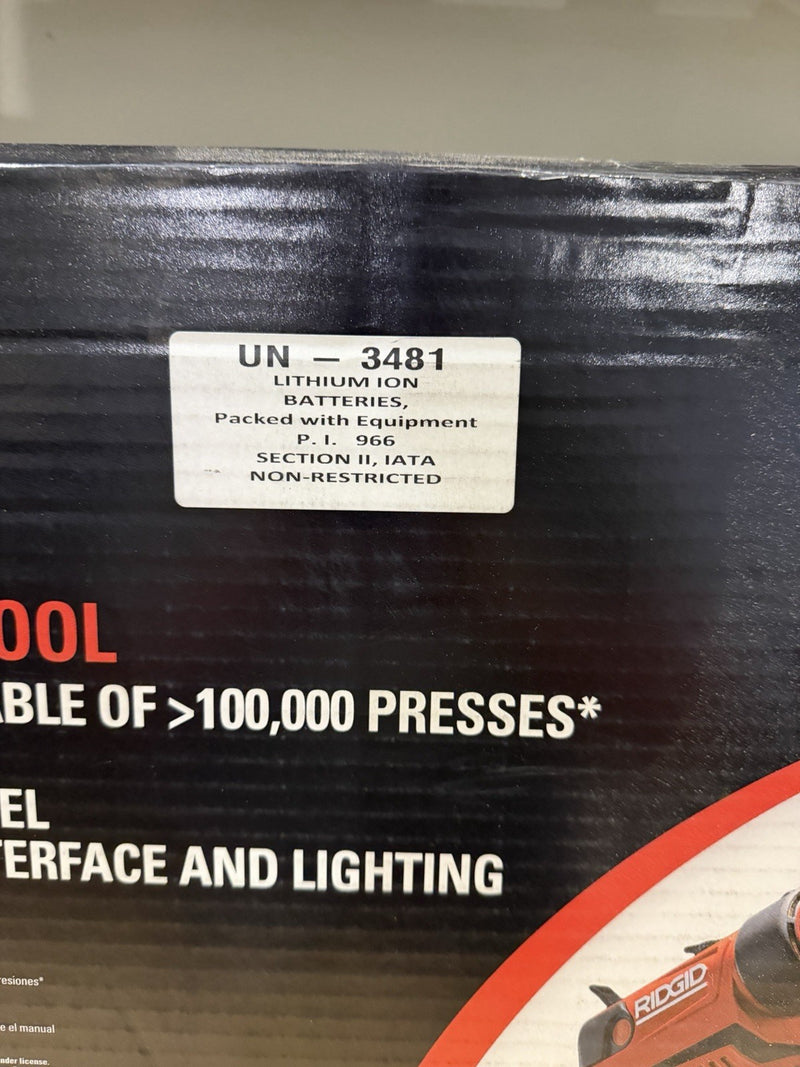 RIDGID RP 350 PRESS TOOL KIT 67053 1/2" TO 2" PROPRESS JAWS - NEW FACTORY SEALED