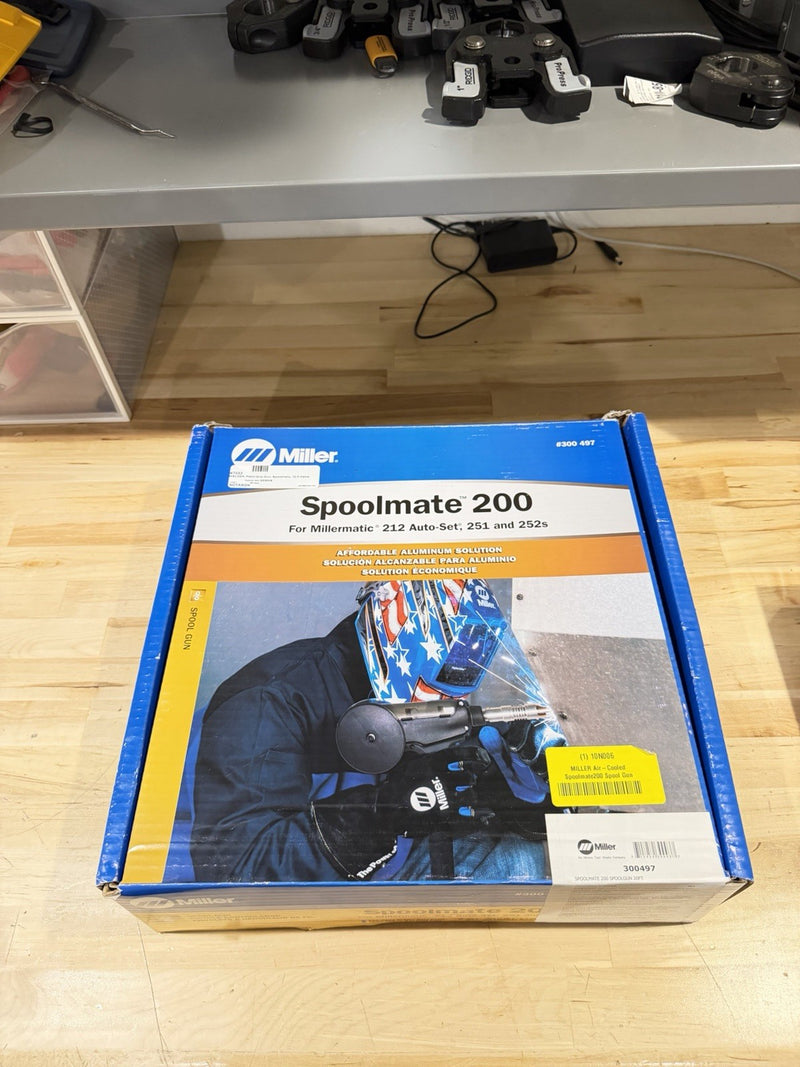 MILLER SPOOLMATE 200 SPOOLGUN 20FT 300497 (NEW FACTORY SEALED)