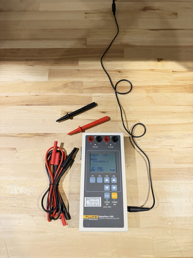 FLUKE BIOMEDICAL SIGMAPACE 1000 EXTERMAL ANALZYER (CALIBRATED 2026) SHIPS FREE