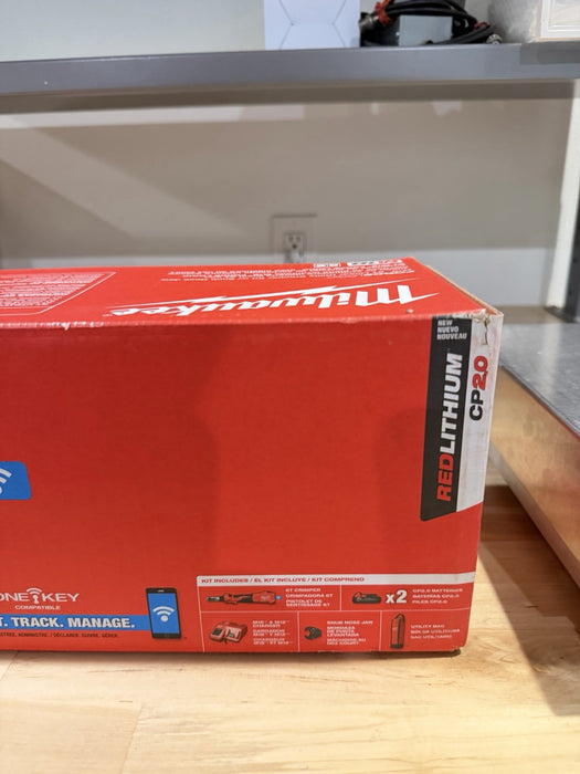 MILWAUKEE 2978-22 M18 18V 6T LINEAR UTILITY CRIMPER KIT WITH BATTERY & CHARGER