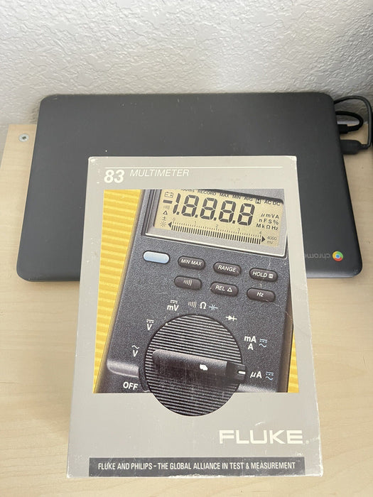 Fluke 83 Digital Multimeter Series W/ Probes, & OEM Box (NEW )