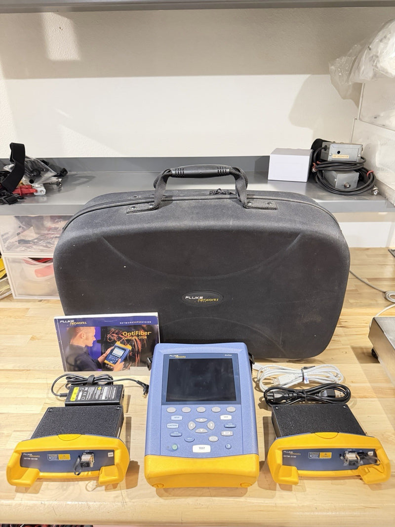 FLUKE NETWORKS OPTIFIBER WITHOFTM-5610B & OFTM-5730 TESTED