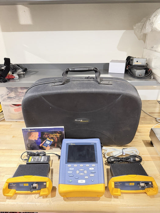 FLUKE NETWORKS OPTIFIBER WITHOFTM-5610B & OFTM-5730 TESTED