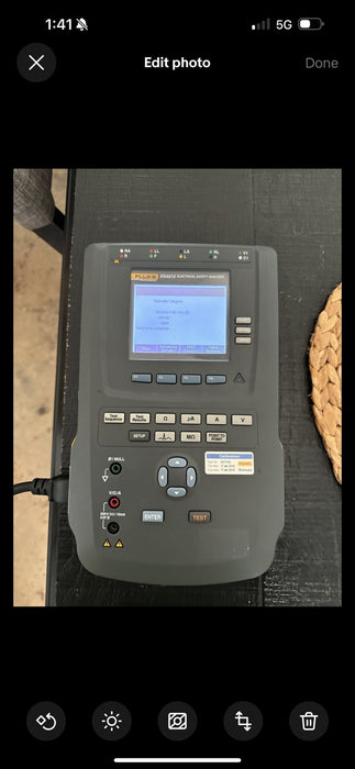 FLUKE ESA615 EU 230V ELECTRICAL SAFETY ANALYZER WITH ACCESSORIES