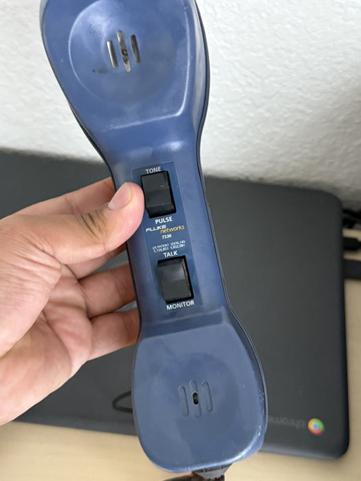 Fluke Networks TS30 Portable Test Set Telephone w/ Clips FAST SHIPPING