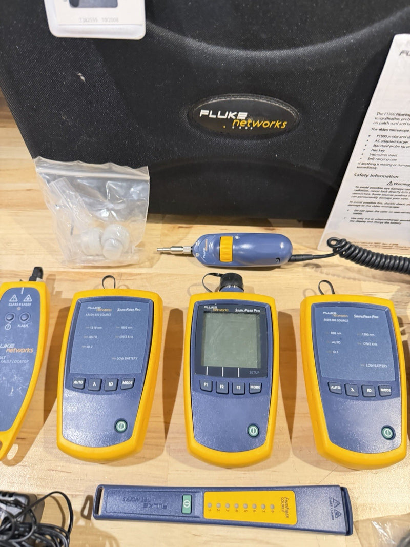 FLUKE NETWORKS FTK-1450 SIMPLIFIBER PRO FIBER VERIFICATION KIT( FAST SHIPPING)