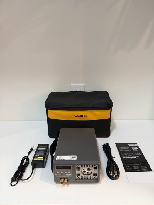 FLUKE 9140 22207T DRY-WELL CALIBRATOR WITH BAG & CHARGER TESTED