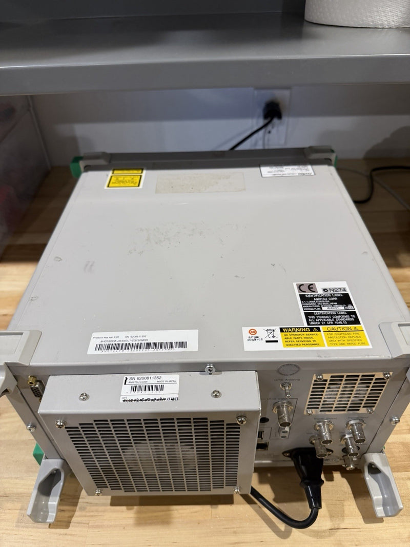 ANRITSU MD1230B DATA QUALITY ANALYZER WITH MU120118B & MU120122A MODULE