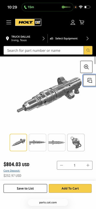 CAT 20R-9079 DIESEL INJECTOR (NEW FACTORY SEALED) - GENUINE OEM