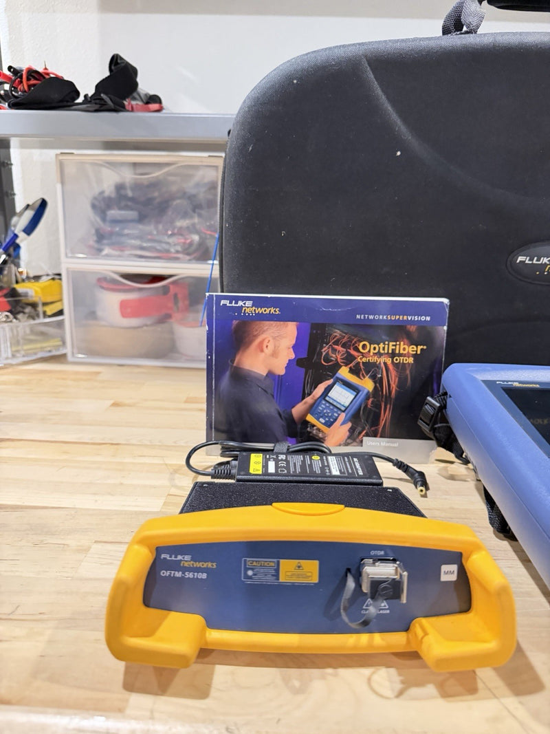 FLUKE NETWORKS OPTIFIBER WITHOFTM-5610B & OFTM-5730 TESTED