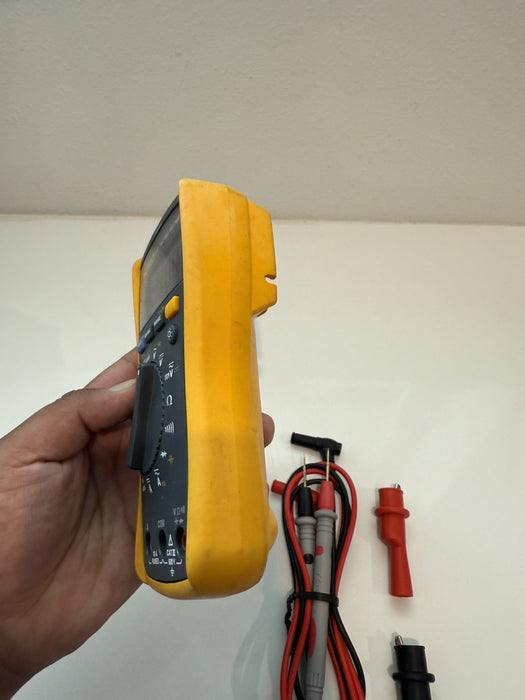 FLUKE 117 TRUE RMS MULTIMETER W/ LEADS & CLIPS - SHIPS FAST