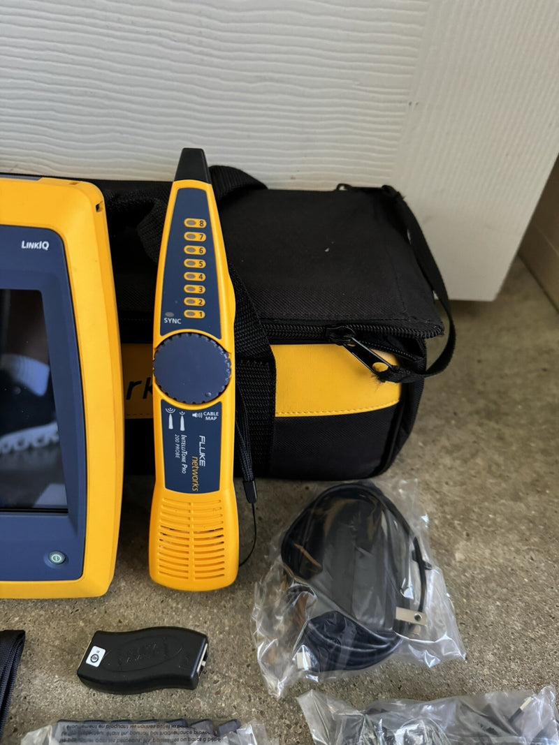 FLUKE NETWORKS LIQ-KIT LINKIQ TESTER & INTELLITONE PRO 200 CABLE NETWORK TESTER