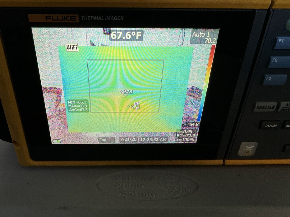 FLUKE FLK-TIX501 60HZ INFD CAMERA COLOR LCD RARE