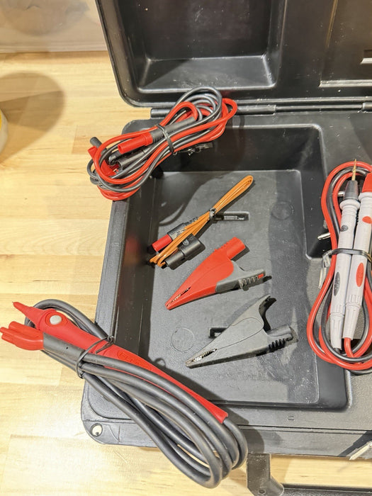 FLUKE 1507 INSULATION MULTIMETER WITH LEADS & CLIPS