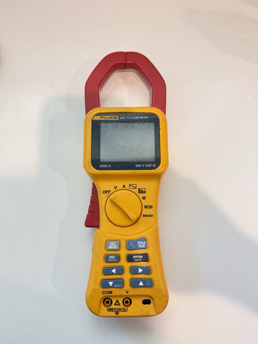 FLUKE 345 PQ CLAMP METER FOR PARTS