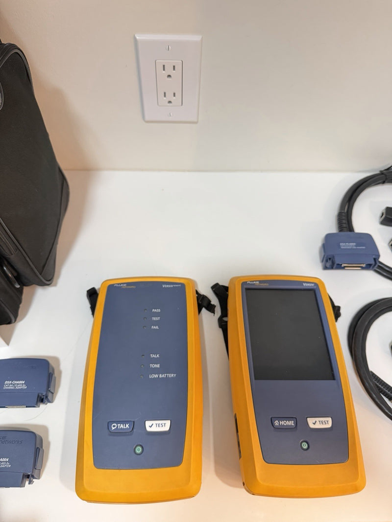 FLUKE NETWORKS DSX-5000 VERSIV CAT6 CAT6A LAN CABLE CERTIFIBER TESTER DSX 5000
