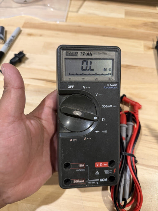 FLUKE 77/AN MULTIMETER WITH LEADS TESTED