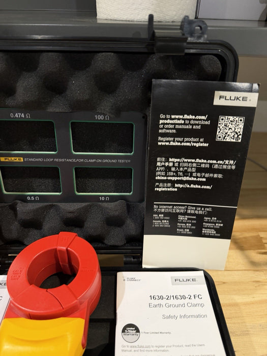 FLUKE 1630-2 FC EARTH GROUND CLAMP (NEW) FREE SHIPPING