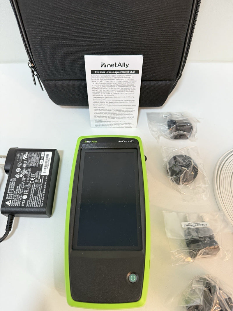NETSCOUT AIRCHECK G2 KIT WITH ACCESSORIES TESTED
