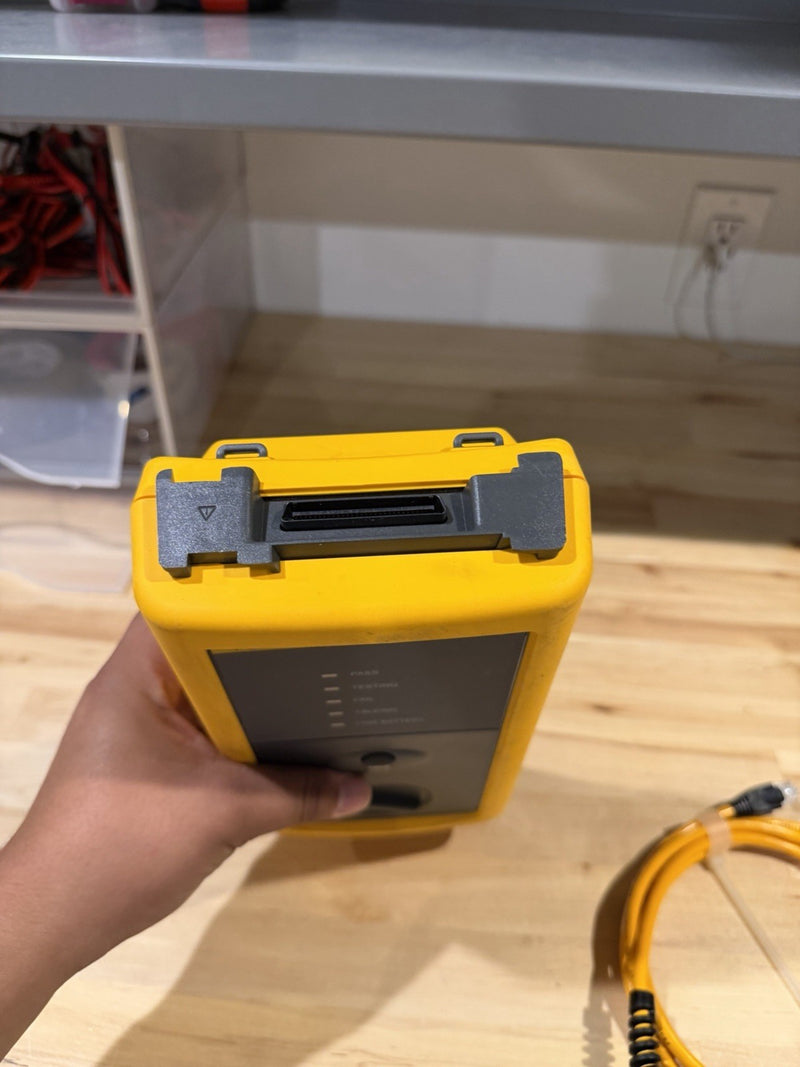 FLUKE NETWORKS DSP-4000SR SMART REMOTE WITHDSP-LIA012 ADAPTER TESTED