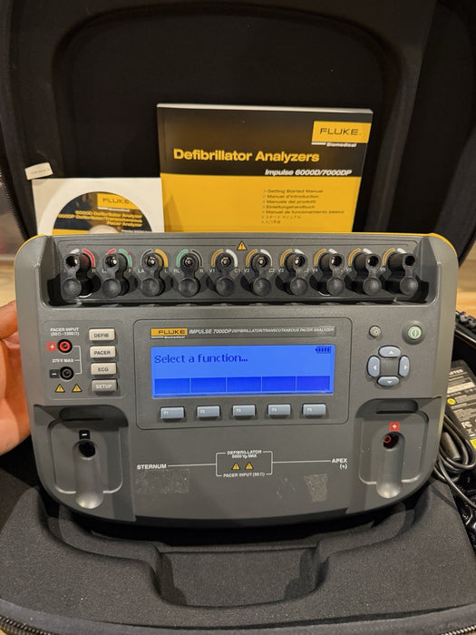 FLUKE IMPULSE 7000DP ANALYZER W/ LEADS & ACCESSORIES (FREE SHIPPING) TESTED