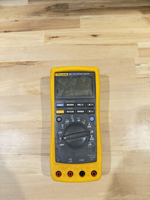 FLUKE 187 TRUE RMS MULTIMETER FOR PARTS
