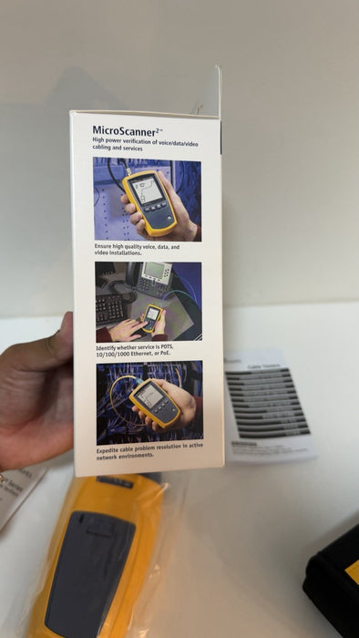 FLUKE NETWORKS MS2-100 MICROSCANNER 2 CABLE VERIFIER (NEW FACTORY SEALED) NEW