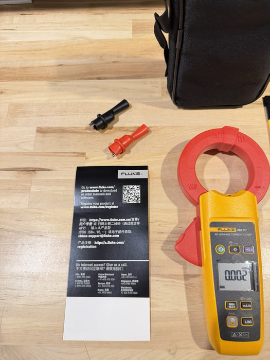 FLUKE 369 FC AC LEAKAGE CURRENT CLAMP (NEW SEALED) FREE SHIPPING