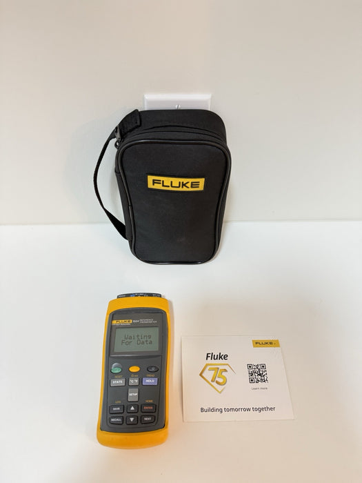 FLUKE HART 1524 DUAL CHANNEL REFERENCE THERMOMETER (FREE SHIPPING) - TESTED