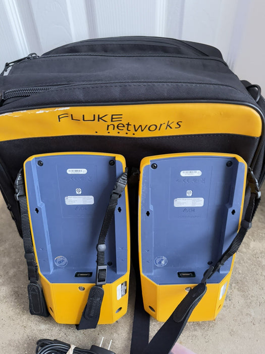 FLUKE NETWORKS VERSIV MAINFRAME & REMOTE WITH BAG & ACCESSORIES