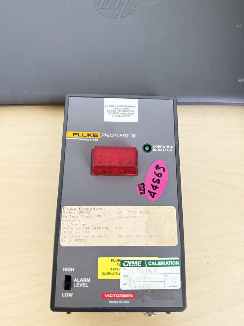 FLUKE PRIMALERT 10 FOR PARTS