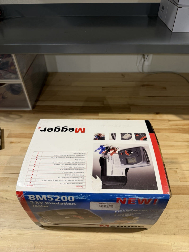 MEGGER BM5200 5KV INSULATION TESTER