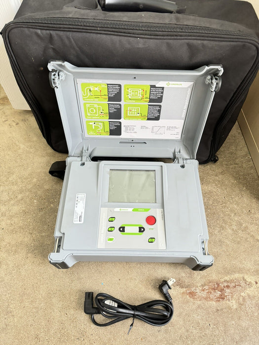 GREENLEE 5990A 5KV PORTABLE DIGITAL MEGOHMMETER CALIBRATED 2024