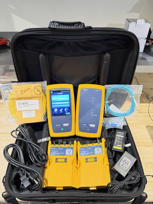 FLUKE NETWORKS CFP-100-Q CERTIFIBER PRO QUAD OLTS V1 W/ WIFI (TESTED) SHIPS FREE
