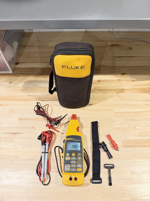FLUKE 772 MILLIAMP PROCESS CLAMP W/ LEADS & CLIPS TESTED