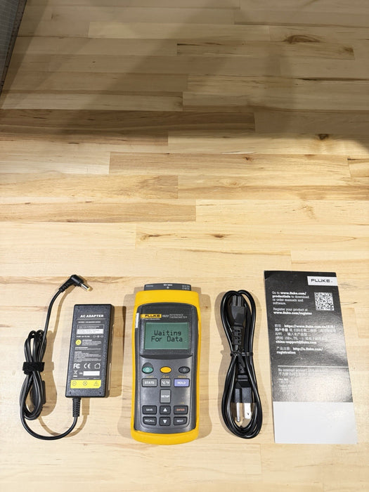 FLUKE 1523 REFERENCE THERMOMETER (CALIBRATED 2026) FREE SHIPPING /TESTED
