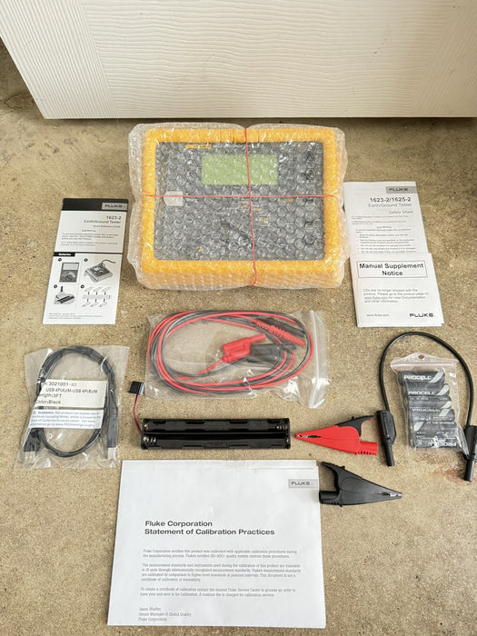 FLUKE 1623-2 BASIC EARTH GROUND TESTER GEO NEW SEALED