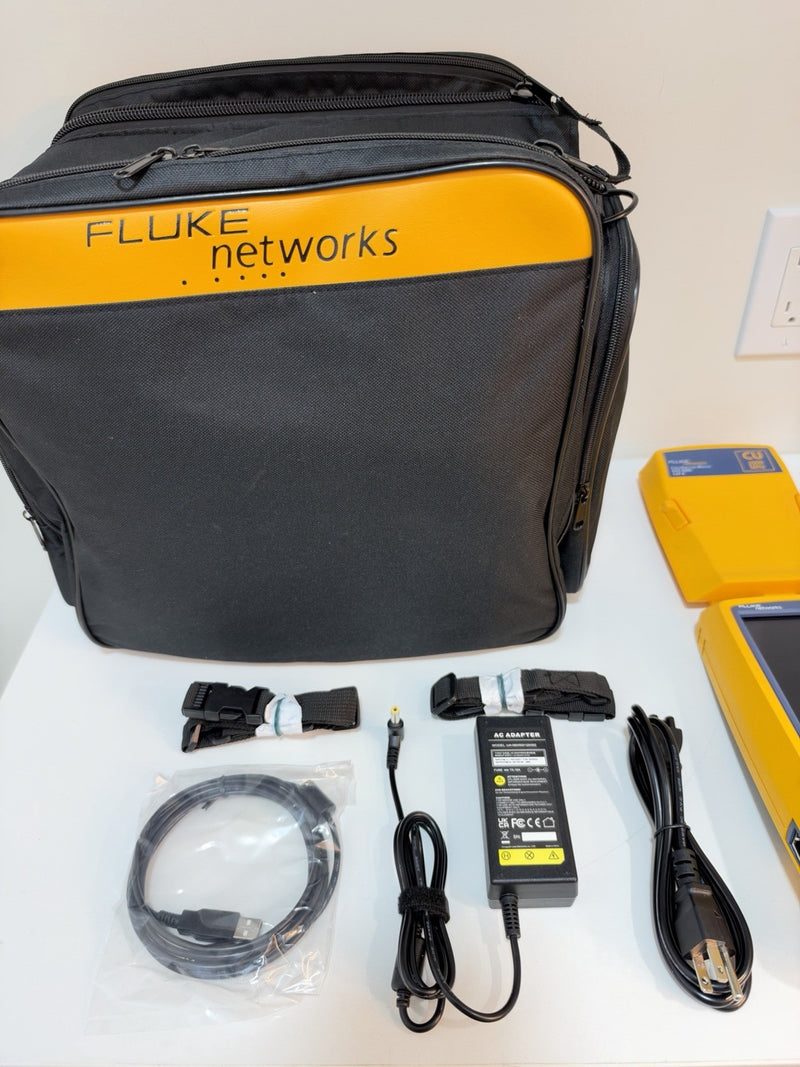 FLUKE NETWORKS DSX2-8000 VERSIV 2 CAT6A CAT8 LAN CABLE CERTIFIER TESTER DSX-8000
