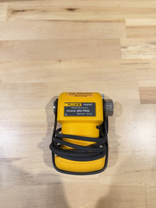 FLUKE 750P07 500 PSIG 35 BAR PRESSURE MODULE TESTED