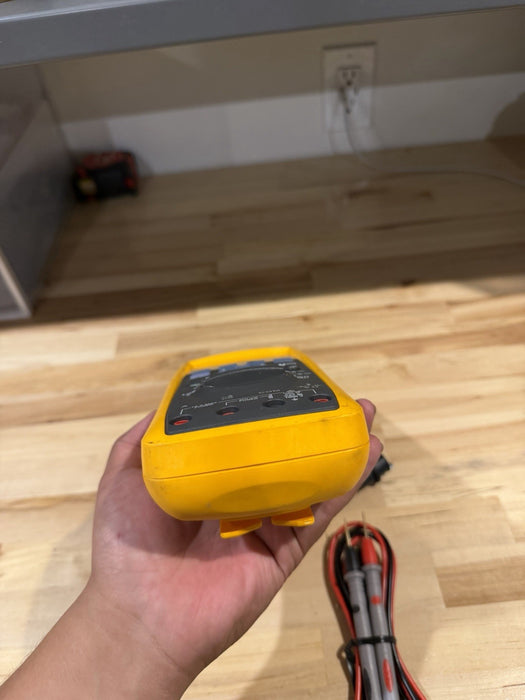 FLUKE 289 TRUE RMS ELECTRONIC LOGGING DIGITAL MULTIMETER W/ LEADS & CLIPS #8