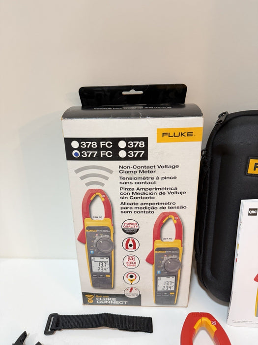 FLUKE 377 FC NON-CONTACT VOLTAGE CLAMP METER (NEW FACTORY SEALED) SHIPS FAST