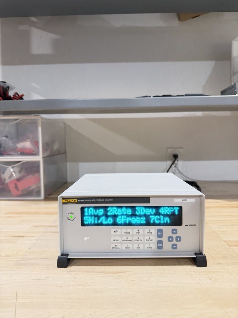 FLUKE RPM4 REFERENCE PRESSURE MONITOR RPM4 A350K 250KPA GAUGE 35PSI MAX