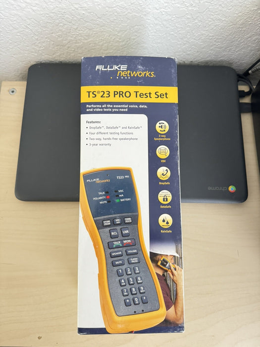 FLUKE NETWORKS TS23 PRO TEST SET NEW SEALED