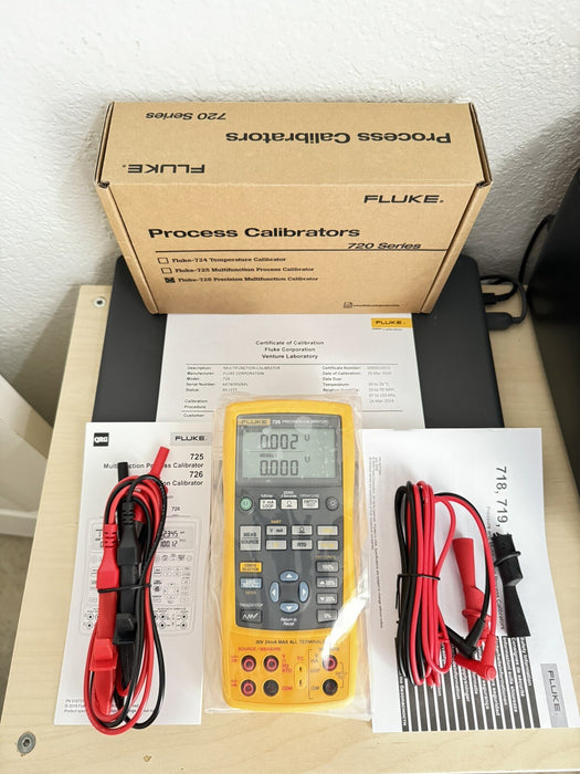 FLUKE 726 PRECISION MULTIFUNCTION CALIBRATOR MFG-2024 CALIBRATED 2024 NEW