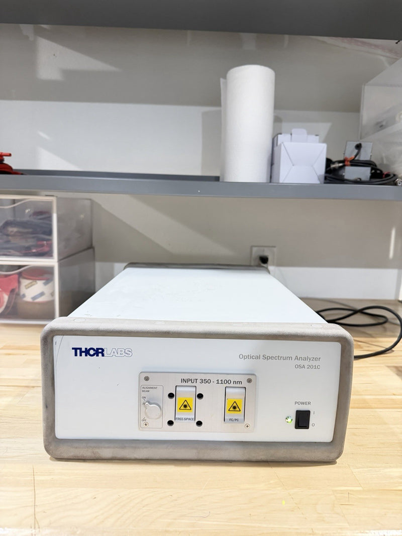 THORLABS OSA201C OPTICAL SPECTRUM ANALYZER INPUT 350–1100NM & CHARGER TESTED