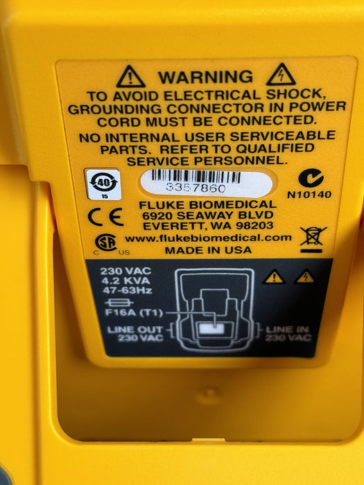 FLUKE ESA615 EU 230V ELECTRICAL SAFETY ANALYZER CALIBRATED 2024