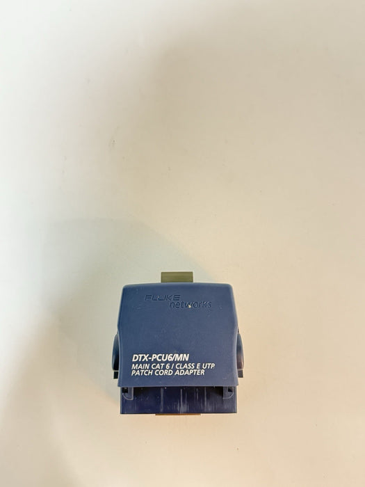 FLUKE NETWORKS DTX-PCU6/MN, MAIN CAT 6 PATCH CORD TEST ADAPTER TESTED