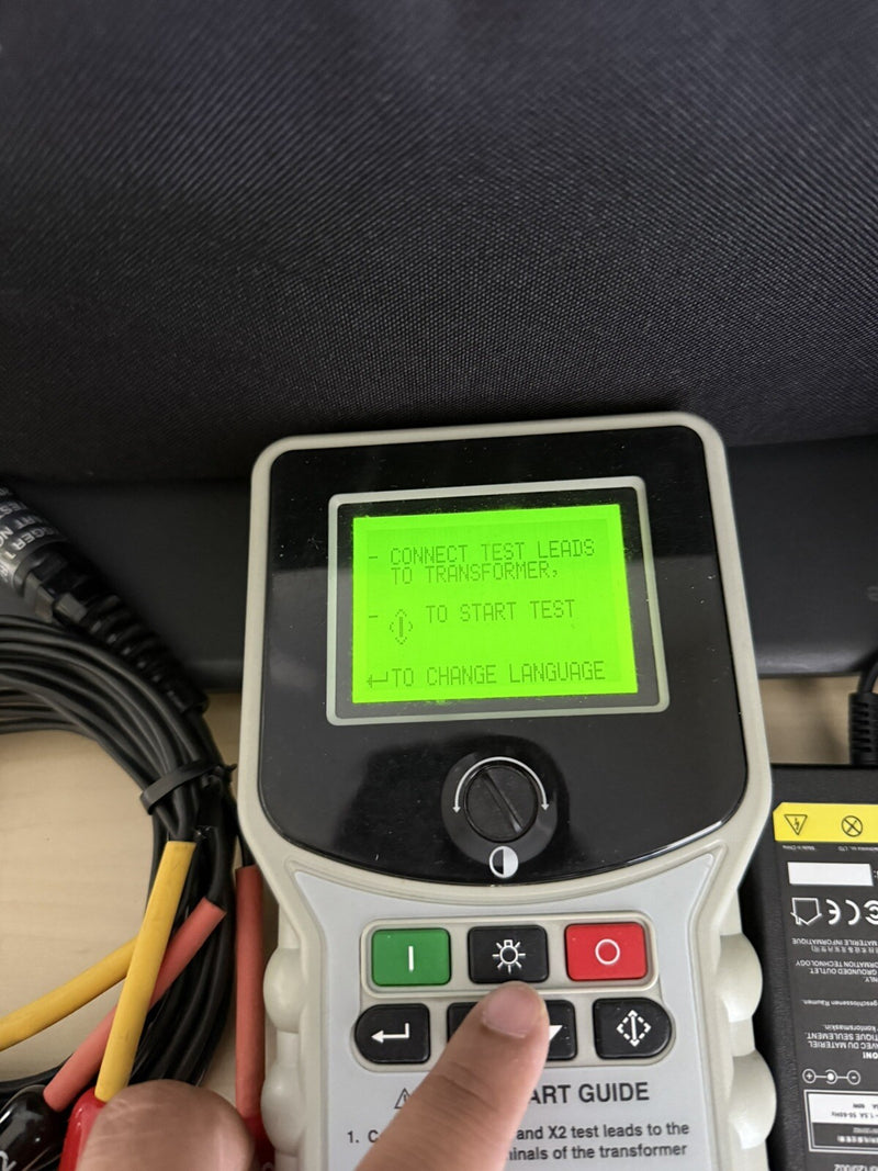 MEGGER TTR-25 SINGLE & THREE PHASE TRANSFORMER TURN-RATIO TEST